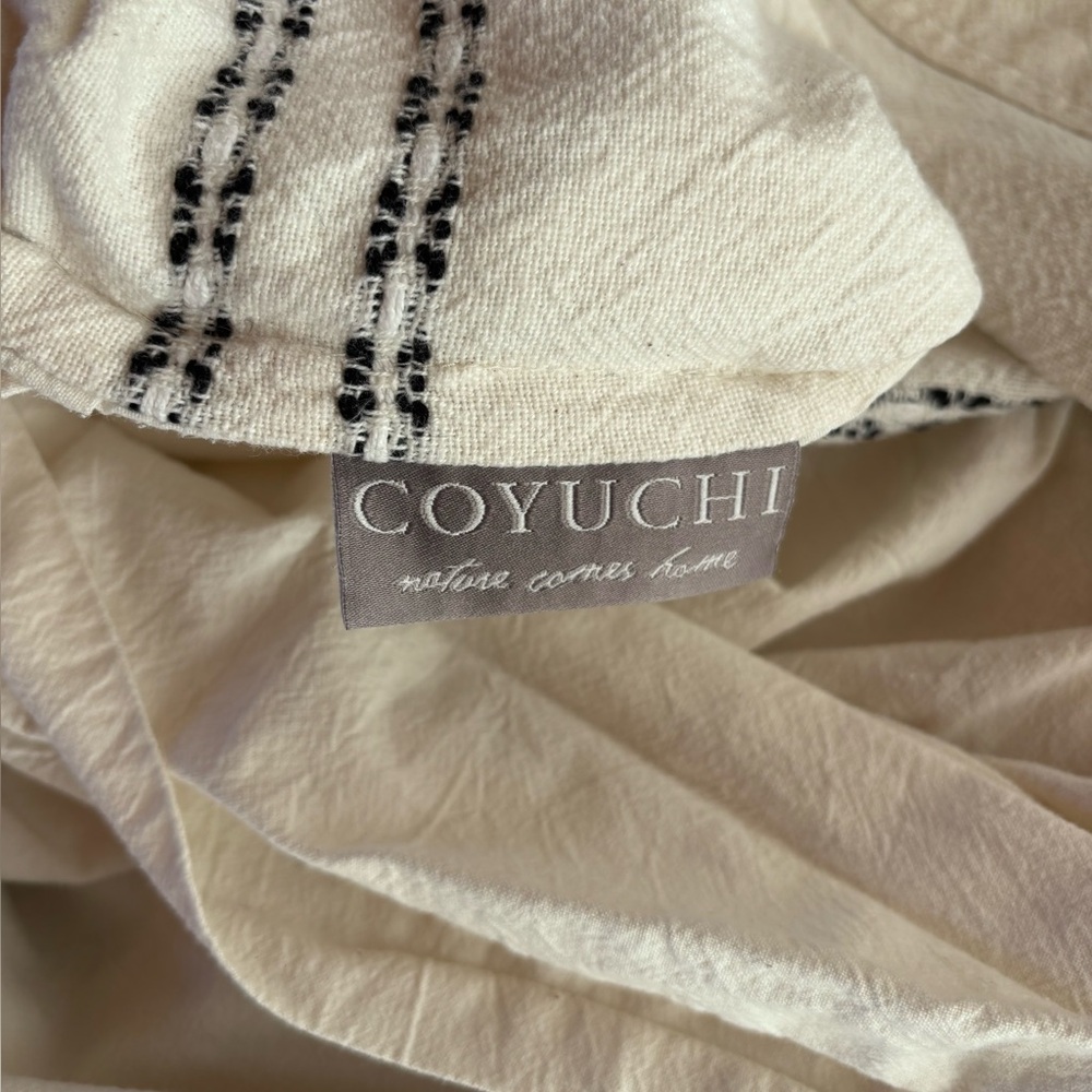 Coyuchi Embroidered Duvet and Shams - Picture 7 of 11